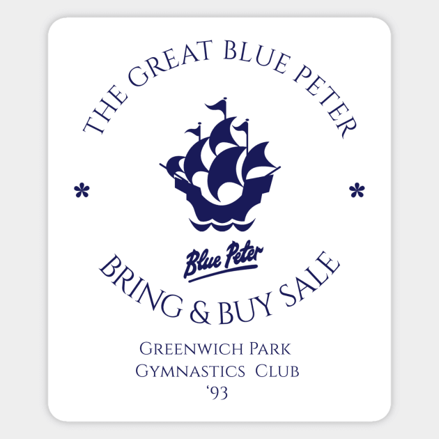 Blue Peter Bring & Buy Sale Sticker by sinewave_labs